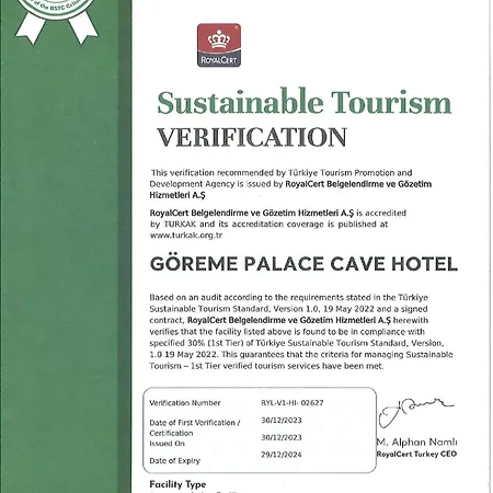 Hotell Palace Cave Göreme
